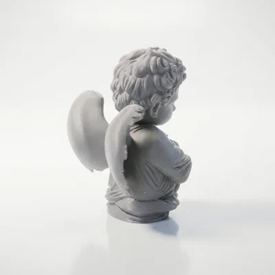Mô Hình Tượng Thiên Thần Nhỏ Cherub (Cherub Angel Statue) - File In 3D