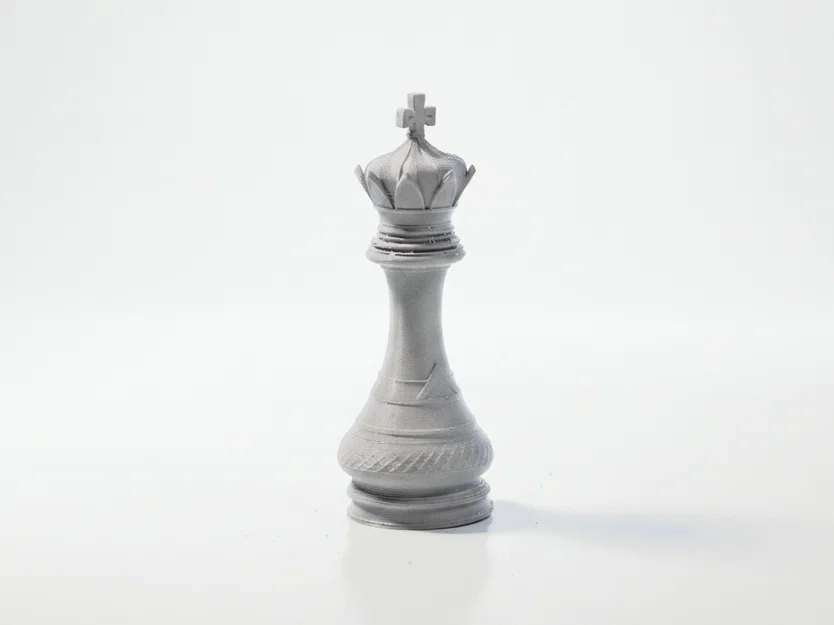 Mô hình quân Vua Chess King 3D Printable cao cấp - Image 2