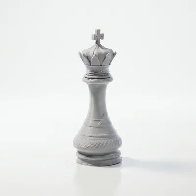Mô hình quân Vua Chess King 3D Printable cao cấp