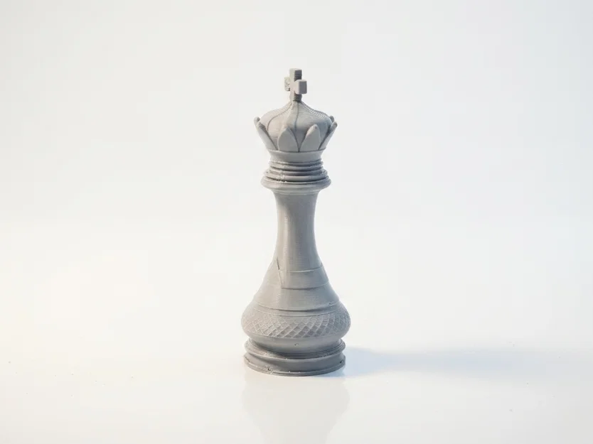 Mô hình quân Vua Chess King 3D Printable cao cấp - Image 3