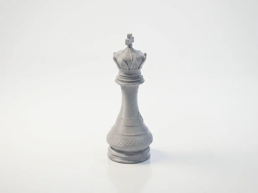 Mô hình quân Vua Chess King 3D Printable cao cấp - Image 4