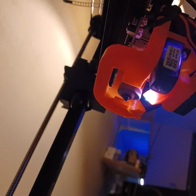 Ngàm gắn đèn LED cho quạt tản nhiệt Creality Ender 3 V3 SE