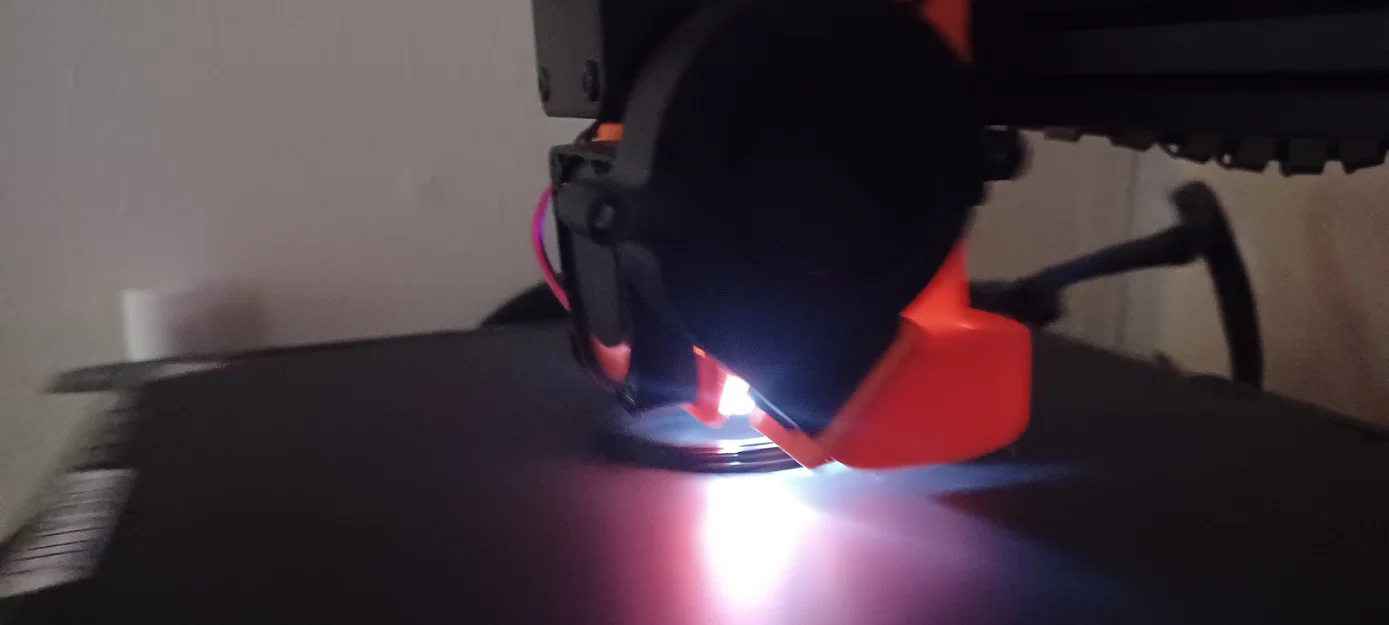 Ngàm gắn đèn LED cho quạt tản nhiệt Creality Ender 3 V3 SE - Image 8