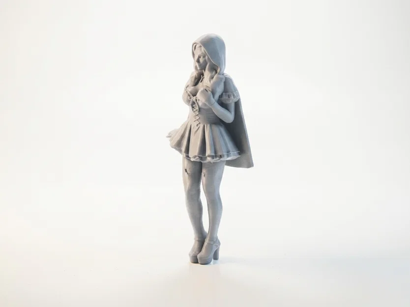 Mô hình 3D nhân vật mặc áo choàng Cosplay Giáng sinh - Image 1