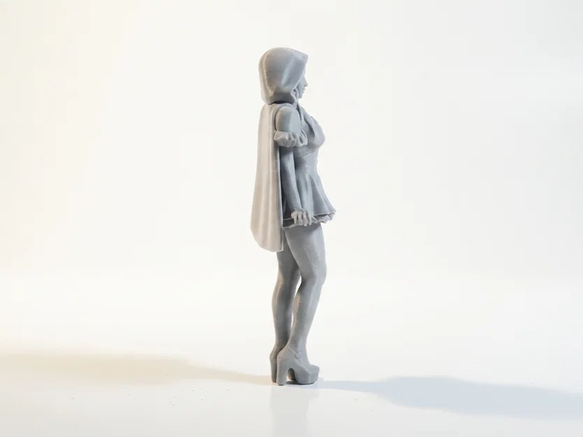 Mô hình 3D nhân vật mặc áo choàng Cosplay Giáng sinh - Image 3