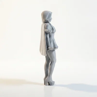 Mô hình 3D nhân vật mặc áo choàng Cosplay Giáng sinh