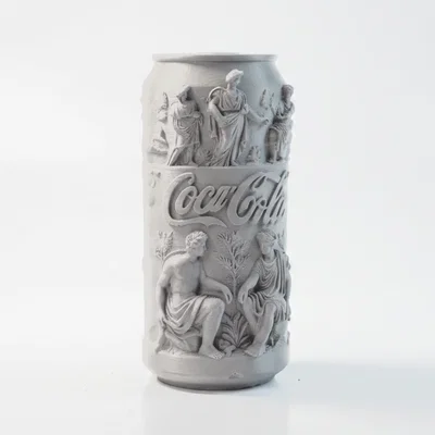 Tác Phẩm Điêu Khắc Nổi Coca Cola Trang Trí - Mô Hình In 3D Độc Đáo