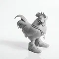 Mô hình tượng gà trống đi giày "Cock In Boots" in 3D - Thumbnail 1