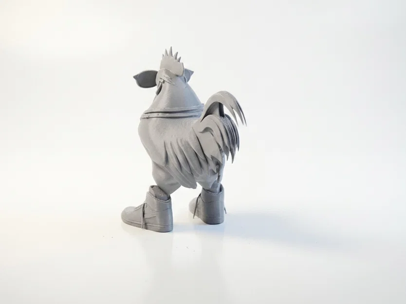 Mô hình tượng gà trống đi giày "Cock In Boots" in 3D - Image 3