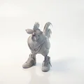 Mô hình tượng gà trống đi giày "Cock In Boots" in 3D - Thumbnail 4