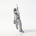Mô hình Công nhân Xây dựng Leo dây in 3D - Thumbnail 3