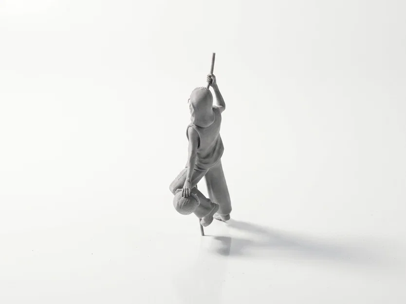 Mô hình Công nhân Xây dựng Leo dây in 3D - Image 4