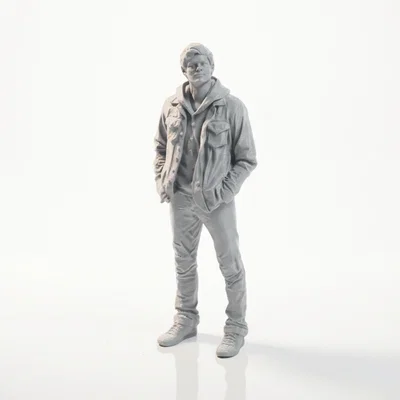 Mô hình nhân vật đứng Cool Guy cực chất - File in 3D
