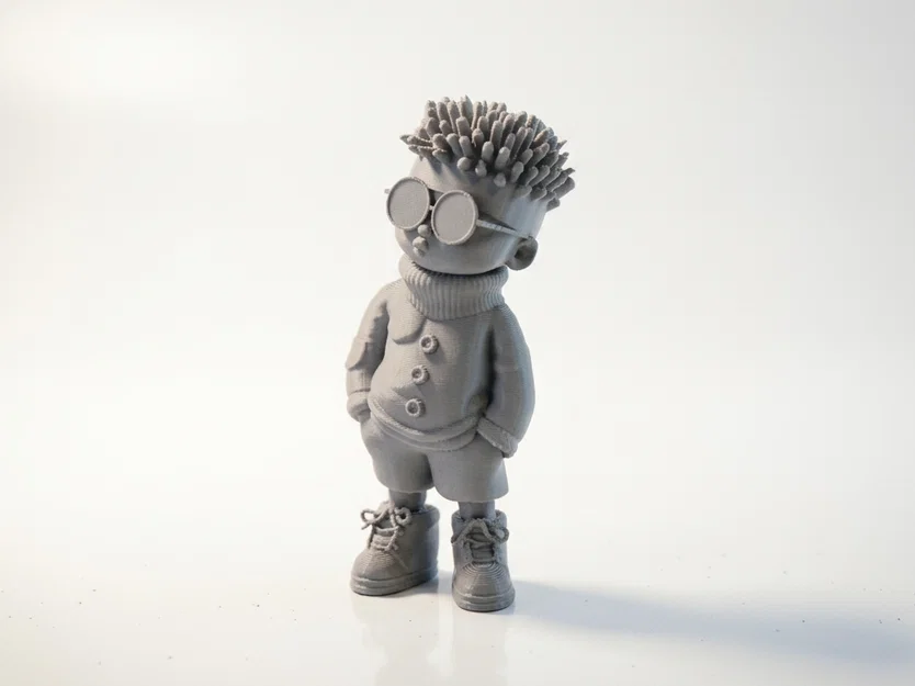 Mô hình nhân vật Cool Kid phong cách đường phố in 3D - Image 1