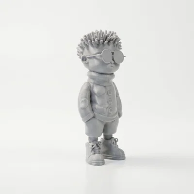 Mô hình nhân vật Cool Kid phong cách đường phố in 3D