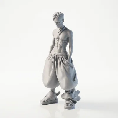 Mô hình Figurine Chàng trai phong cách (Cool Skinny Guy) - File in 3D