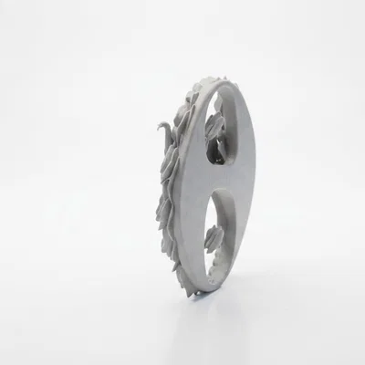 Mô hình 3D Cặp đôi khiêu vũ trong trái tim hoa hồng