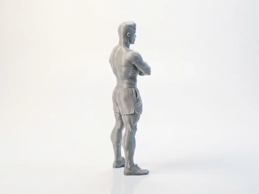 Mô hình tượng người đàn ông cởi trần khoanh tay in 3D - Image 3