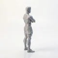 Mô hình tượng người đàn ông cởi trần khoanh tay in 3D - Thumbnail 3