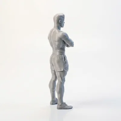 Mô hình tượng người đàn ông cởi trần khoanh tay in 3D