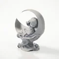 Mô hình trang trí điêu khắc hình vầng trăng khuyết 3D - Thumbnail 1