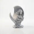 Mô hình trang trí điêu khắc hình vầng trăng khuyết 3D - Thumbnail 2