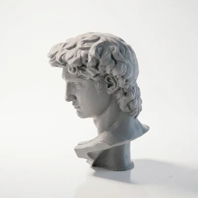 Mô hình tượng bán thân Daid phong cách cổ điển (STL 3D)