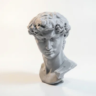 Mô hình tượng bán thân Daid phong cách cổ điển (STL 3D)