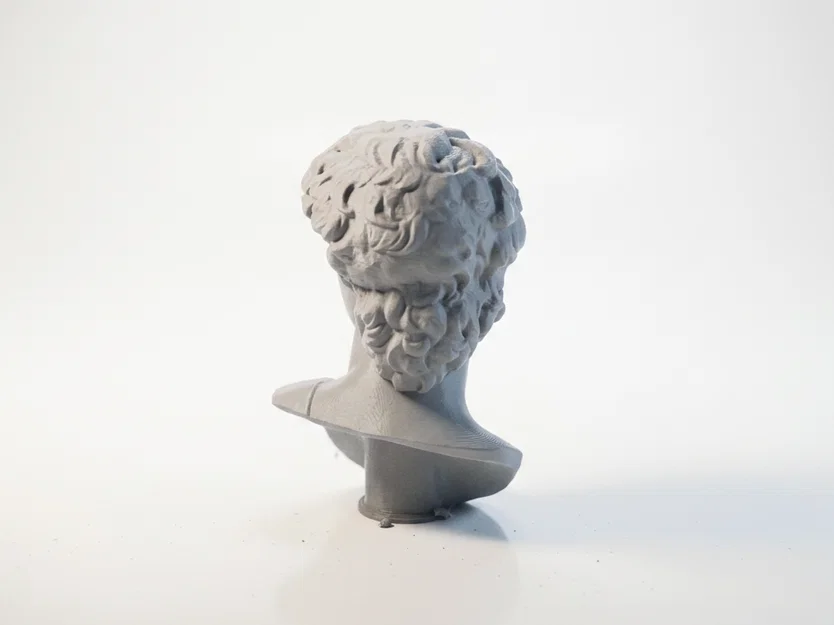 Mô hình tượng bán thân Daid phong cách cổ điển (STL 3D) - Image 4