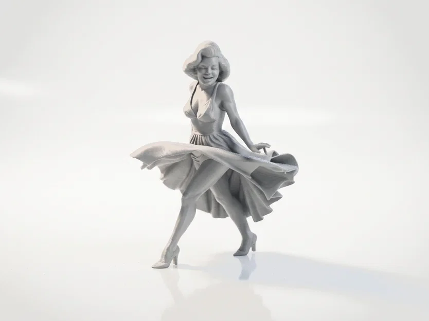 Mô hình tượng quý cô khiêu vũ 3D có thể in ấn - Image 1