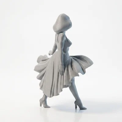 Mô hình tượng quý cô khiêu vũ 3D có thể in ấn