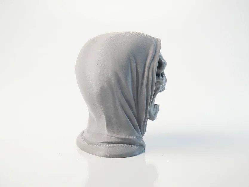 Mô hình in 3D đầu lâu Death Head - Vật phẩm trang trí phong cách Gothic - Image 3