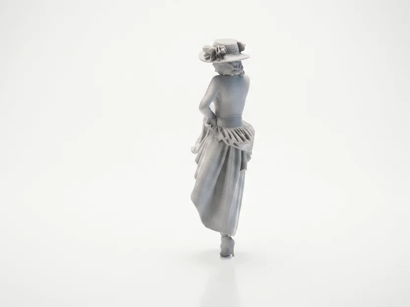 Mô hình tượng quý cô khiêu vũ phong cách Victoria - In 3D (STL) - Image 2