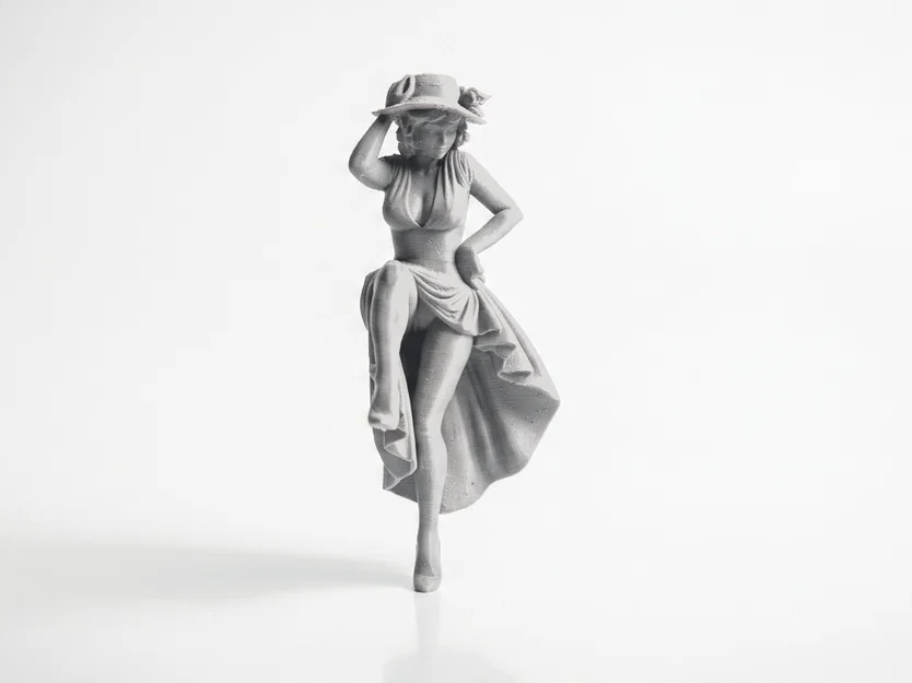 Mô hình tượng quý cô khiêu vũ phong cách Victoria - In 3D (STL) - Image 3
