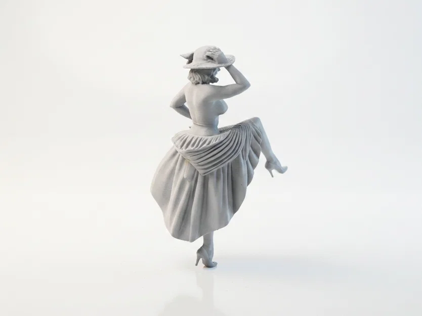 Mô hình tượng quý cô khiêu vũ phong cách Victoria - In 3D (STL) - Image 4