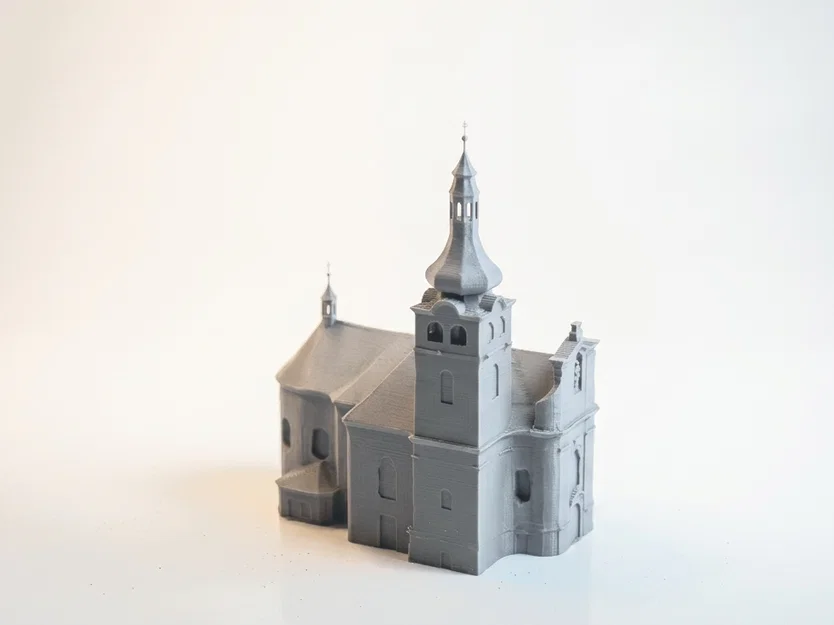 Mô hình kiến trúc Nhà thờ 3D có thể in ấn - Image 1