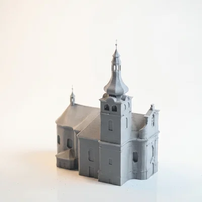 Mô hình kiến trúc Nhà thờ 3D có thể in ấn