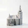 Mô hình kiến trúc Nhà thờ 3D có thể in ấn - Thumbnail 2