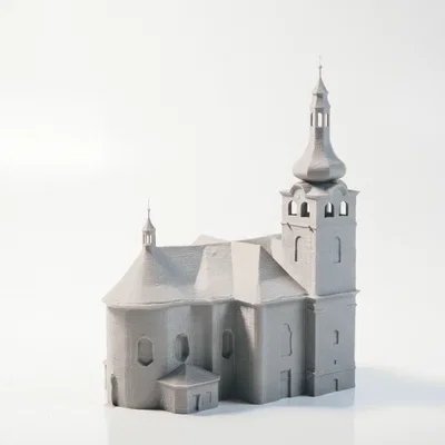 Mô hình kiến trúc Nhà thờ 3D có thể in ấn