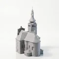 Mô hình kiến trúc Nhà thờ 3D có thể in ấn - Thumbnail 3