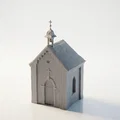 Mô hình kiến trúc nhà nguyện Chapel 3D có thể in ấn - Thumbnail 1