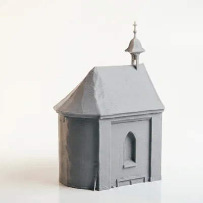 Mô hình kiến trúc nhà nguyện Chapel 3D có thể in ấn