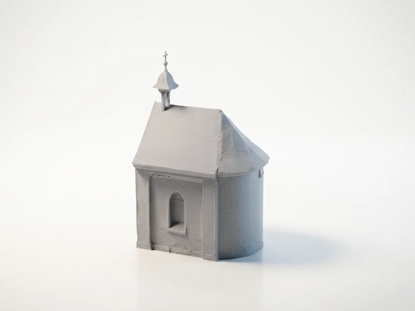 Mô hình kiến trúc nhà nguyện Chapel 3D có thể in ấn - Image 4