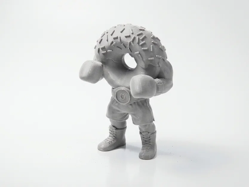 Mô hình 3D Nhân vật Võ sĩ Bánh Donut - Image 1