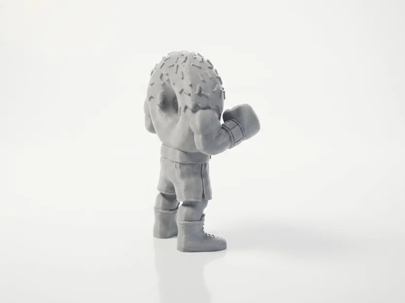 Mô hình 3D Nhân vật Võ sĩ Bánh Donut - Image 3