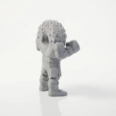 Mô hình 3D Nhân vật Võ sĩ Bánh Donut