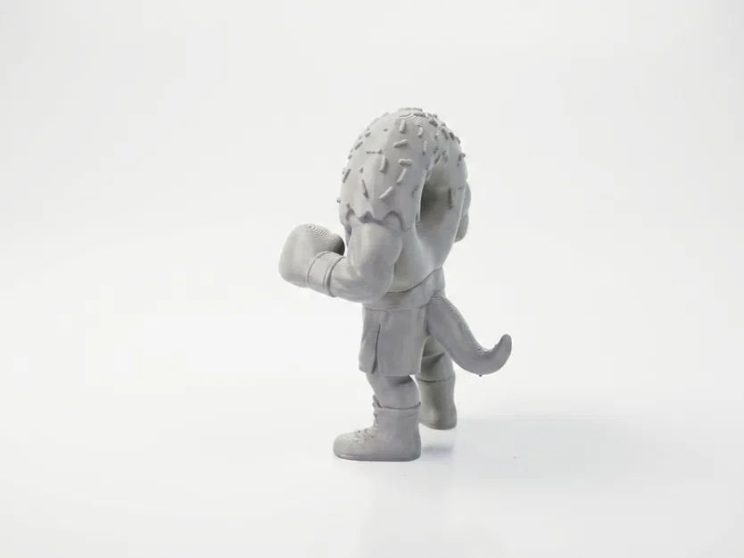 Mô hình 3D Nhân vật Võ sĩ Bánh Donut - Image 4