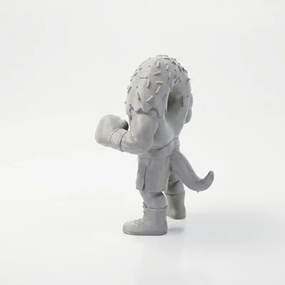 Mô hình 3D Nhân vật Võ sĩ Bánh Donut