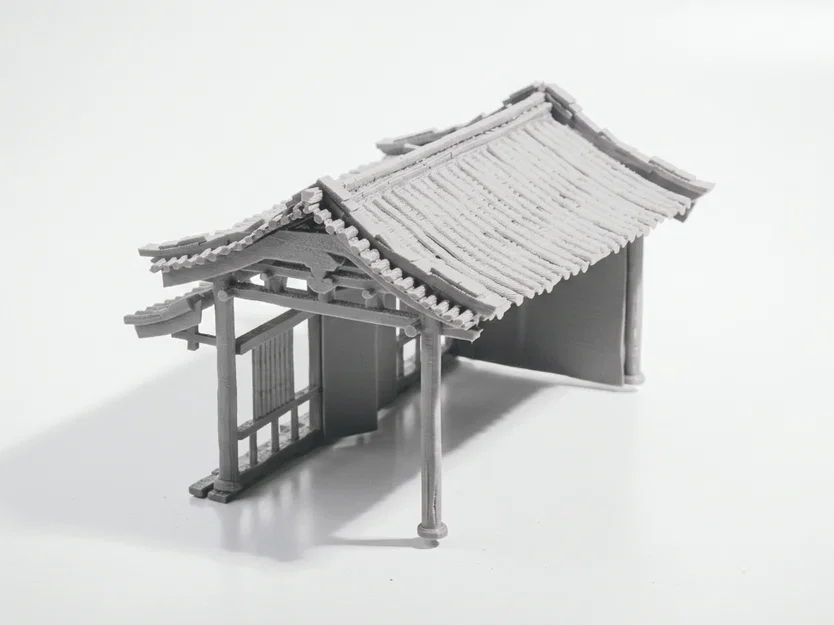 Mô hình kiến trúc nhà truyền thống Trung Hoa in 3D - Image 1