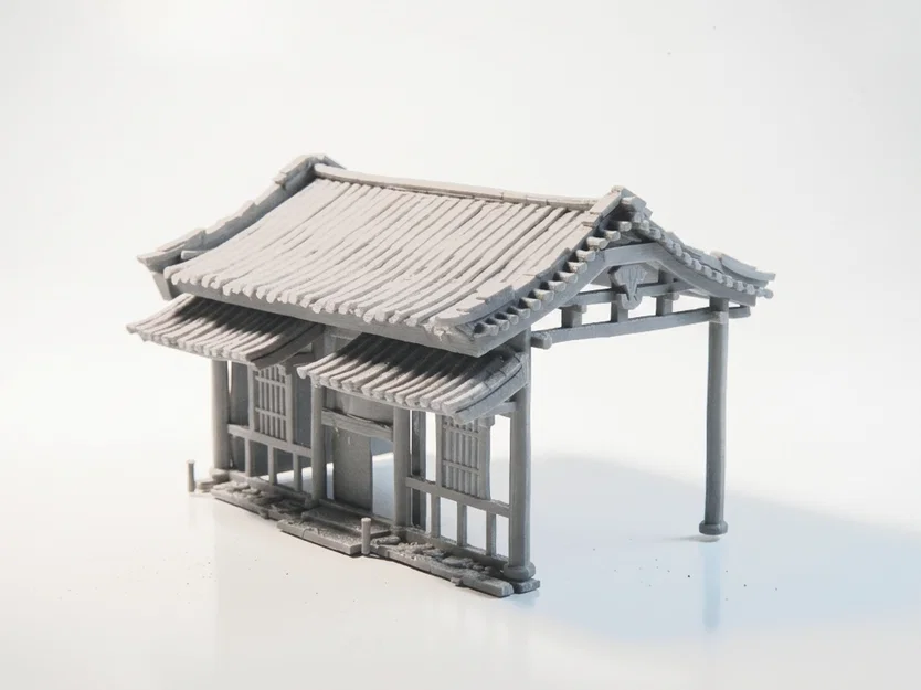Mô hình kiến trúc nhà truyền thống Trung Hoa in 3D - Image 2